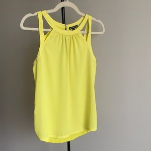 Express Neon yellow tank top